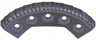 Ковш ra275 (5 отв)